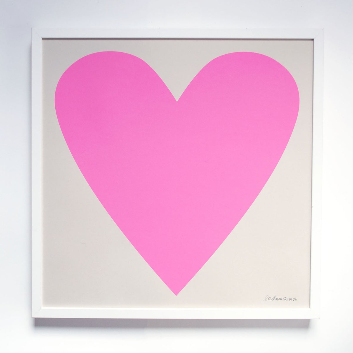 Cool Pink Heart Print