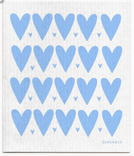 Load image into Gallery viewer, Hearts Swedish Dishcloth
