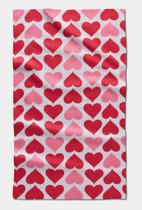 Valentine's Geometry Towels