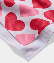 Load image into Gallery viewer, Valentine&#39;s Geometry Towels
